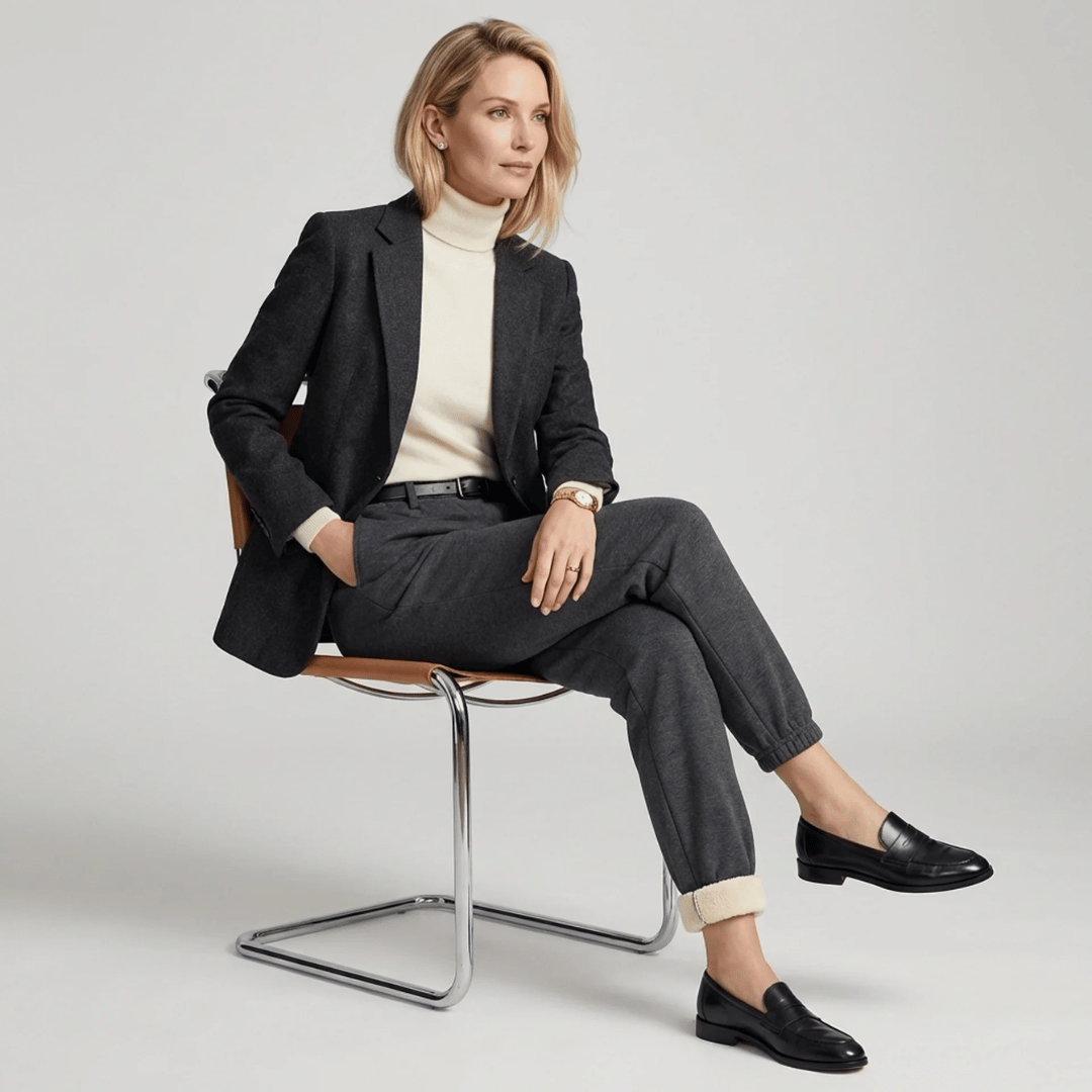 Calça Feminina de Moletom Peluciada