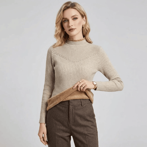 Suéter Feminino Peluciada Gola Clarice