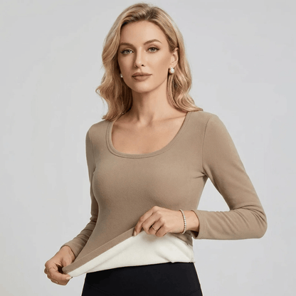 Blusa Feminina de Manga Longa Térmica